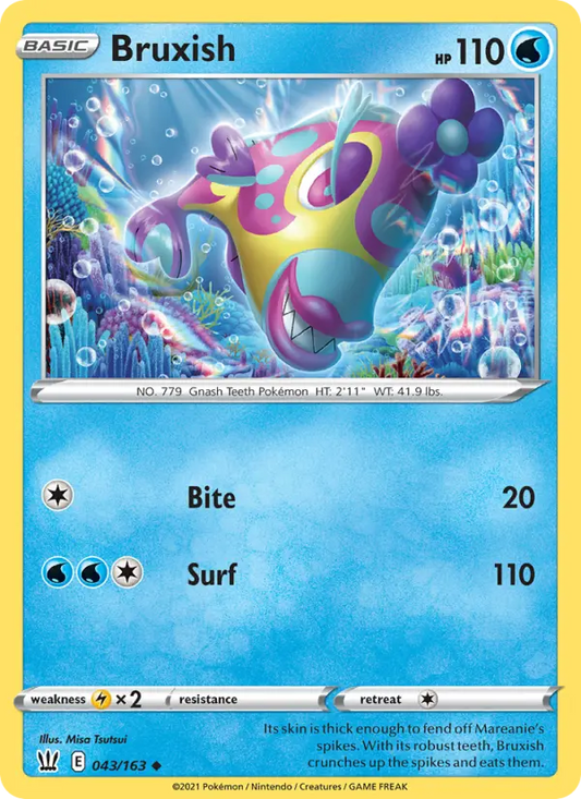 Bruxish 43 Battle Styles Pokesingles