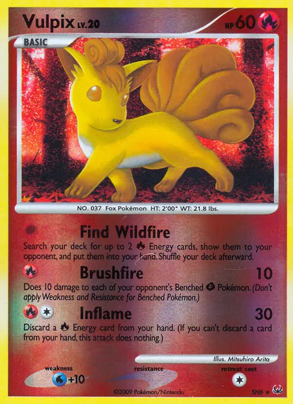 Vulpix SH6 Platinum Pokesingles