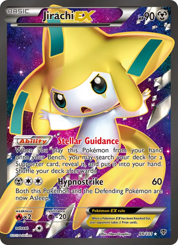 Jirachi-EX 98 Plasma Blast Pokesingles