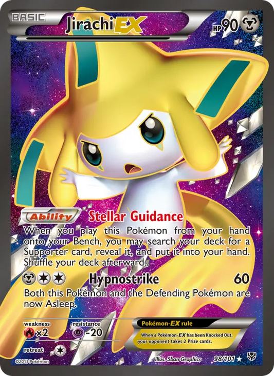 Jirachi-EX 98 Plasma Blast Pokesingles
