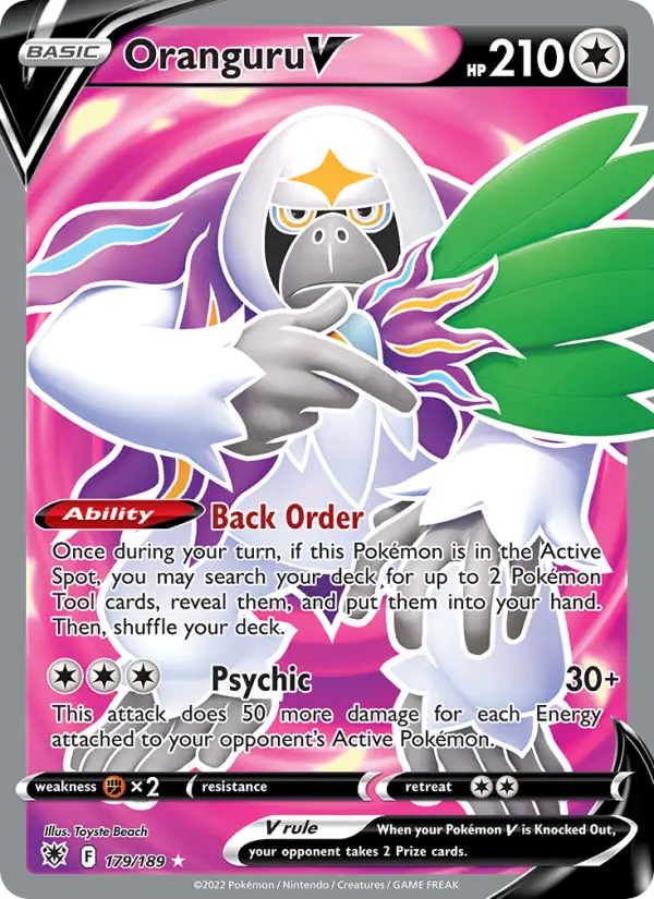 Oranguru V 179 Astral Radiance Pokesingles