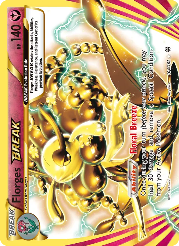 Florges BREAK 104 BREAKthrough Pokesingles