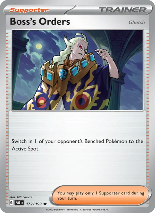 Boss's Orders 172 Paldea Evolved Pokesingles