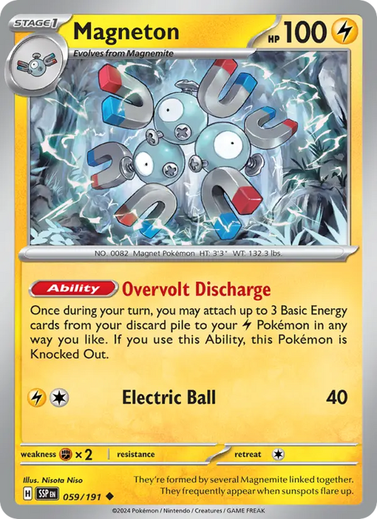 Magneton 59 Surging Sparks Pokesingles