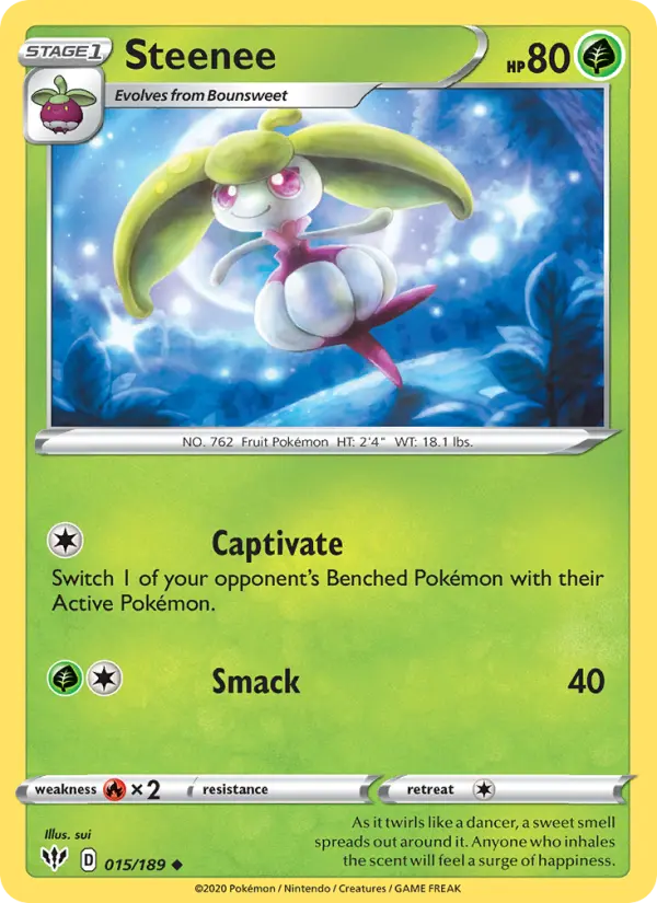 Steenee 15 Darkness Ablaze Pokesingles