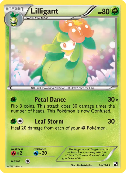 Lilligant 10 Black & White Pokesingles