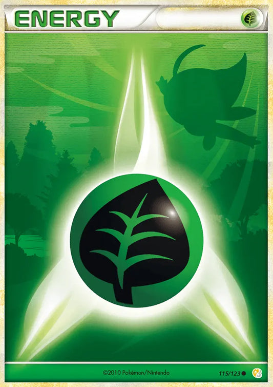 Grass Energy 115 HeartGold SoulSilver Pokesingles