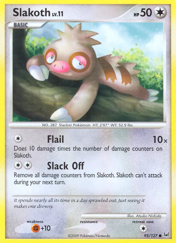 Slakoth 95 Platinum Pokesingles