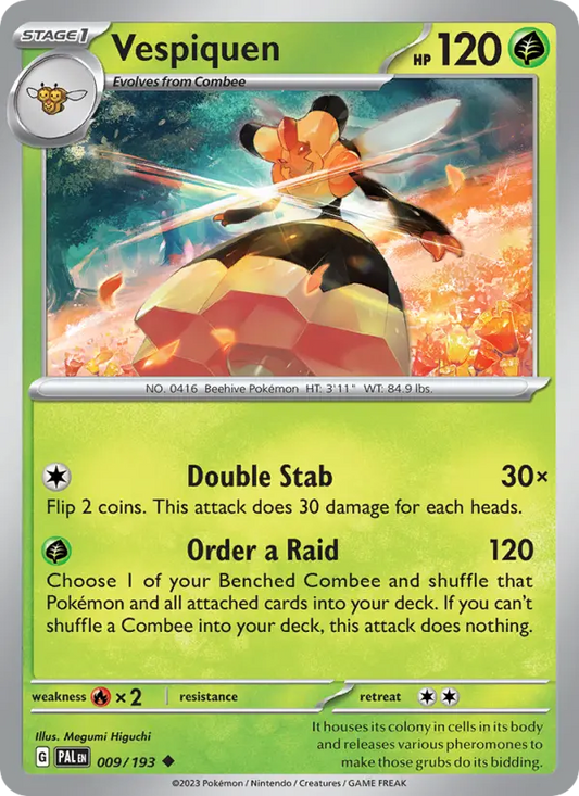 Vespiquen 9 Paldea Evolved Pokesingles
