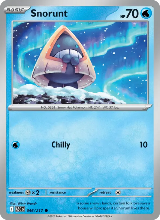 Snorunt 46 Ascended Heroes Pokesingles