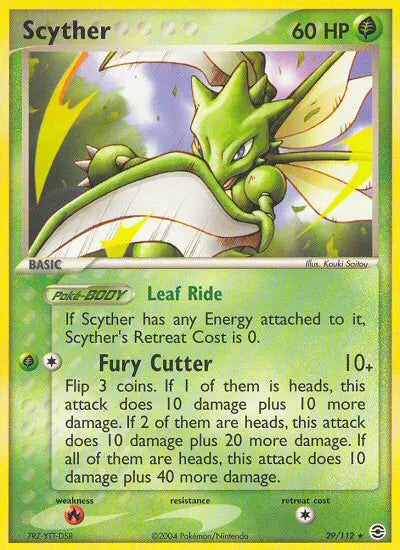 Scyther 29 FireRed & LeafGreen Pokesingles
