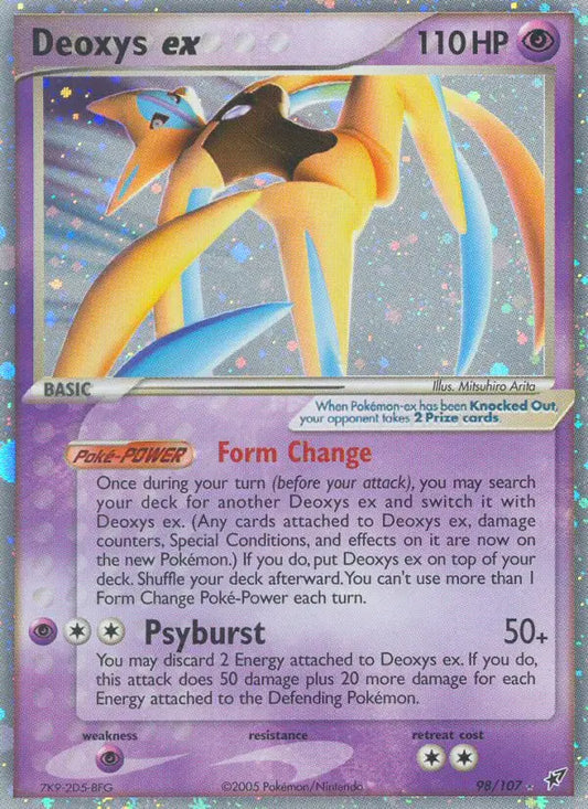 Deoxys ex 98 Deoxys Pokesingles