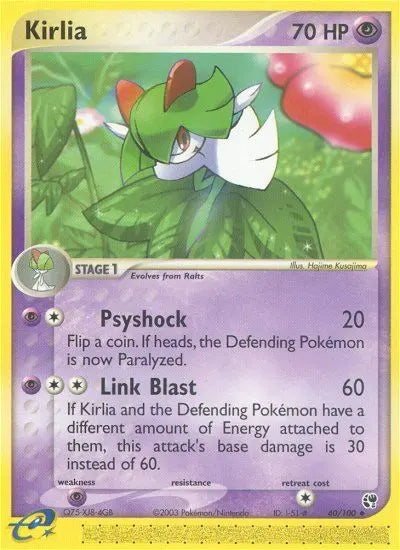 Kirlia 40 Sandstorm Pokesingles