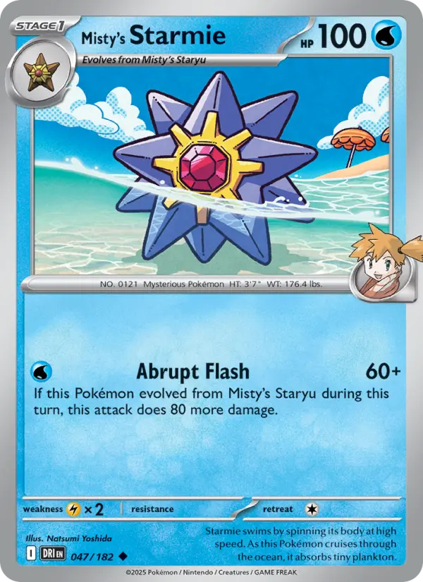 Misty's Starmie 47 Destined Rivals Pokesingles