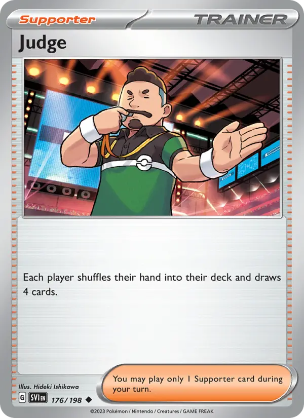 Judge 176 Scarlet & Violet Pokesingles