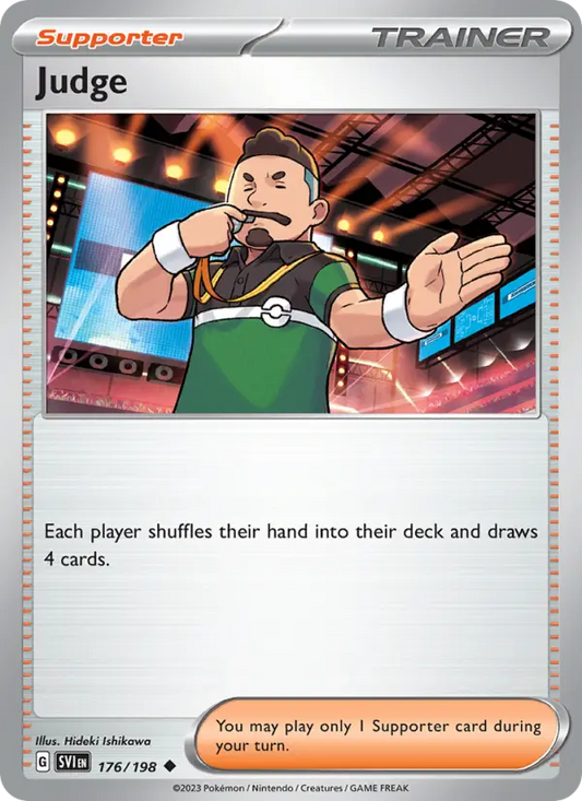 Judge 176 Scarlet & Violet Pokesingles
