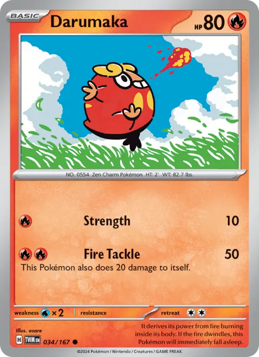 Darumaka 34 Twilight Masquerade Pokesingles
