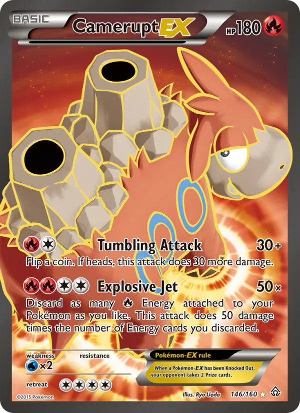 Camerupt EX 146 Primal Clash Pokesingles