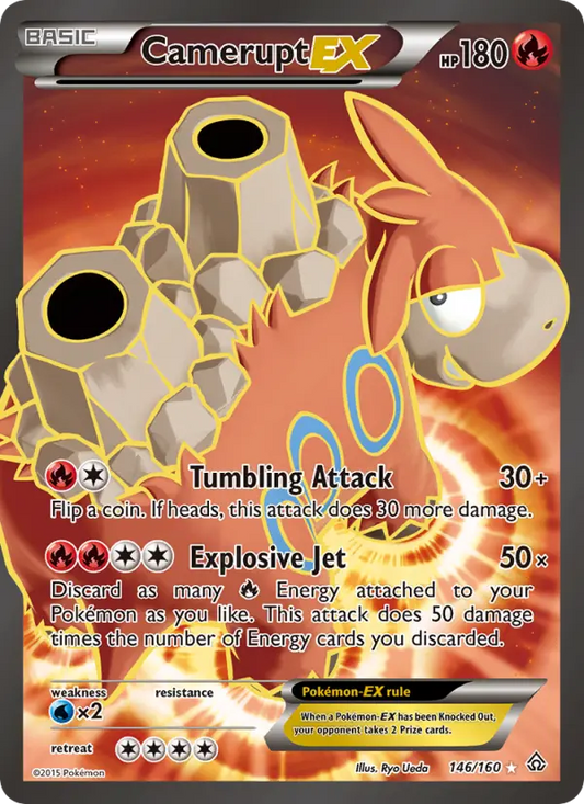 Camerupt EX 146 Primal Clash Pokesingles