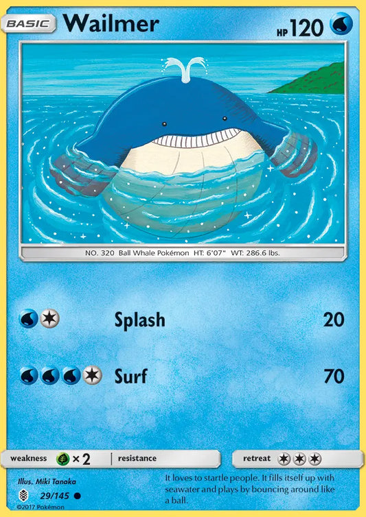 Wailmer 29 Guardians Rising Pokesingles