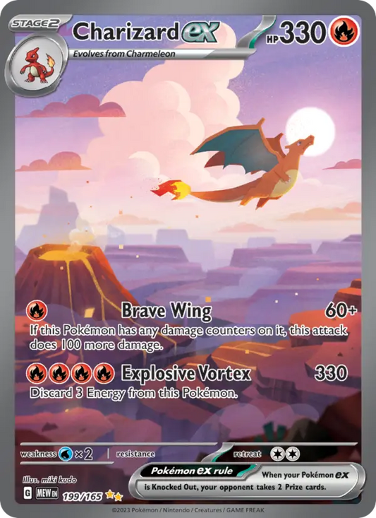 Charizard ex 199 151 Pokesingles
