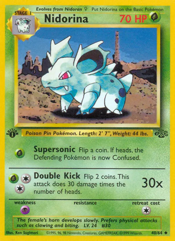 Nidorina 40 Jungle Pokesingles