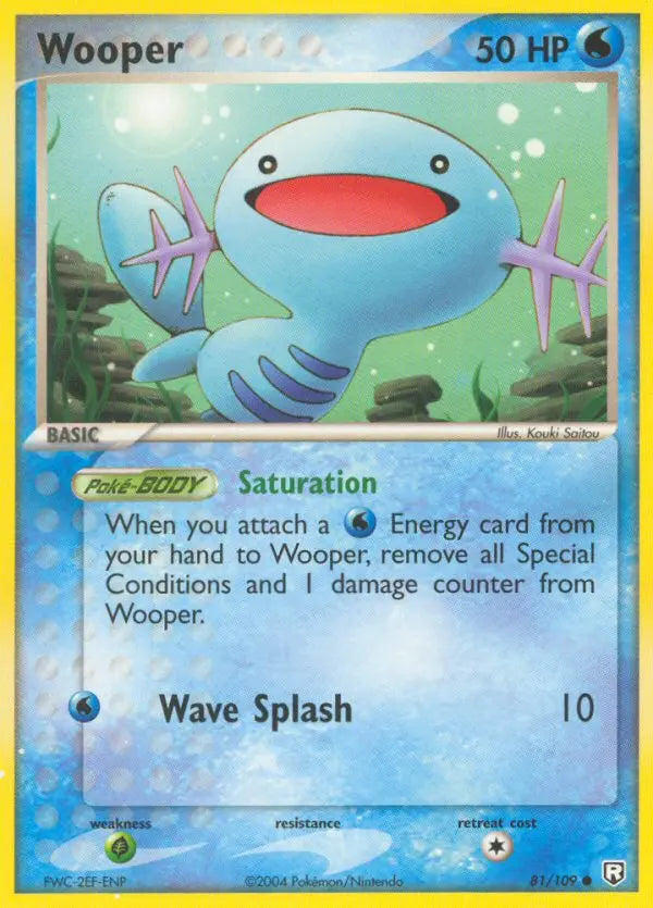 Wooper 81 Team Rocket Returns Pokesingles