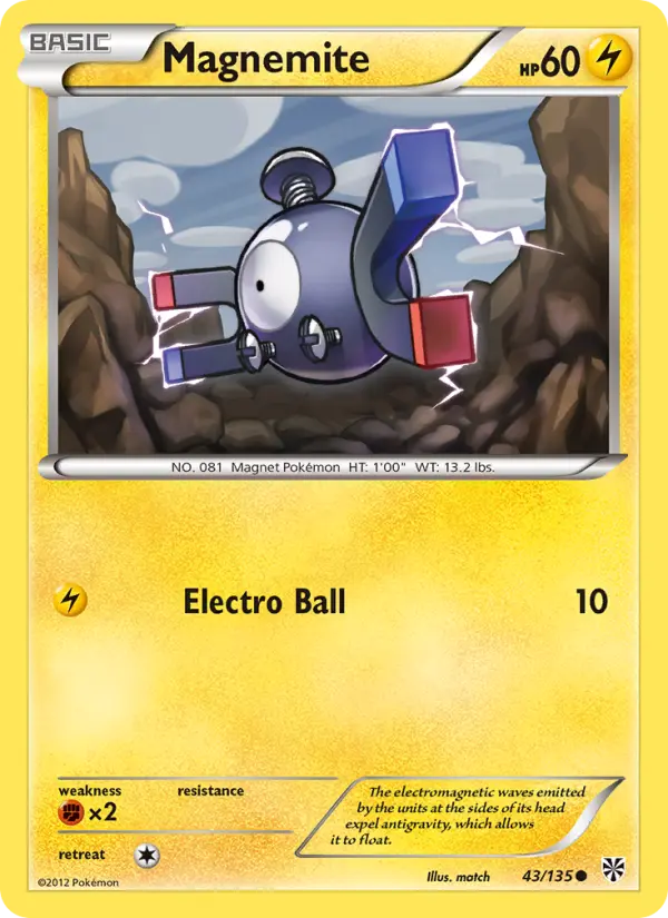 Magnemite 43 Plasma Storm Pokesingles