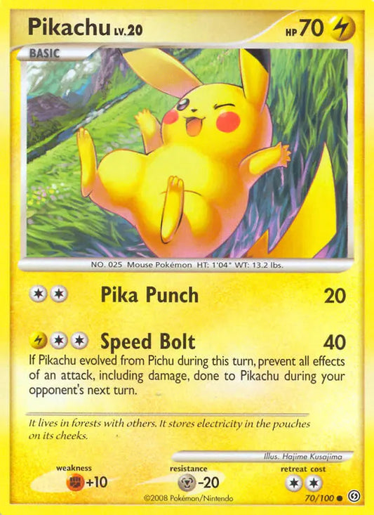 Pikachu 70 Stormfront Pokesingles