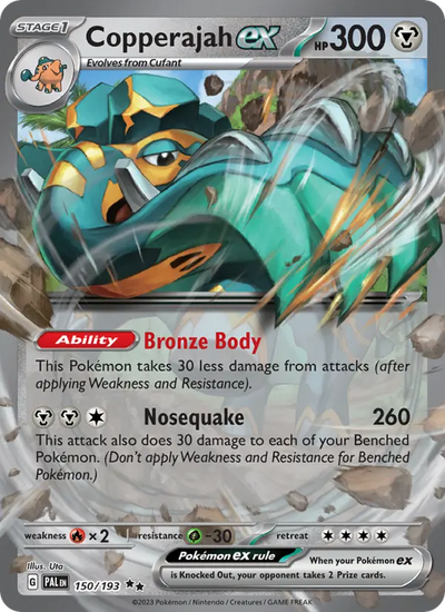 Copperajah ex 150 Paldea Evolved Pokesingles