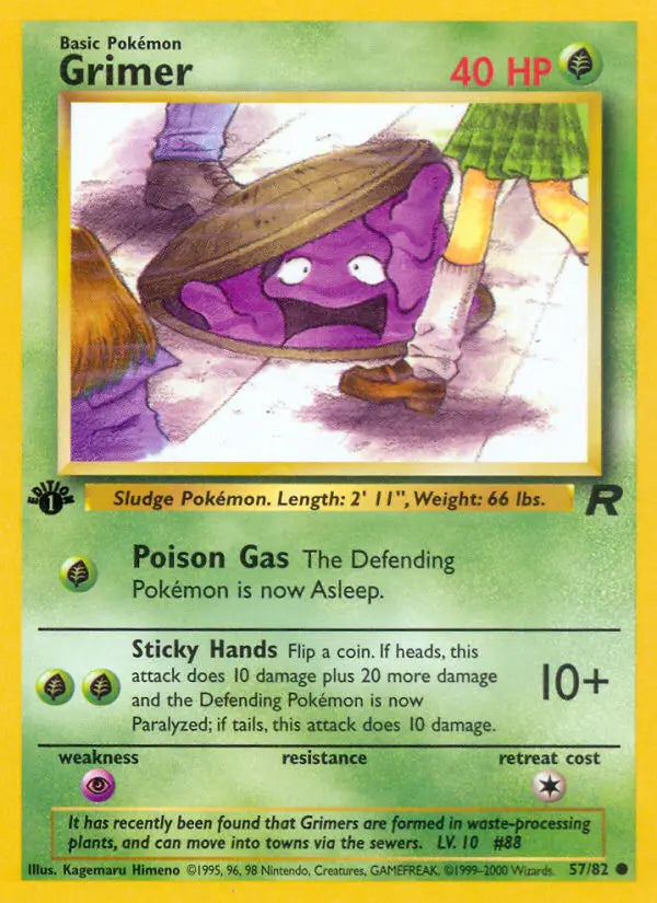 Grimer 57 Team Rocket Pokesingles