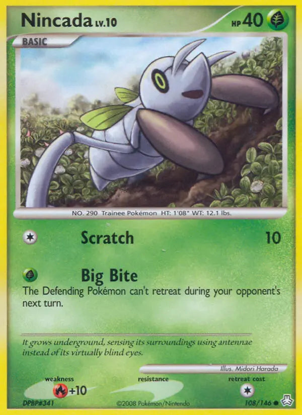 Nincada 108 Legends Awakened Pokesingles