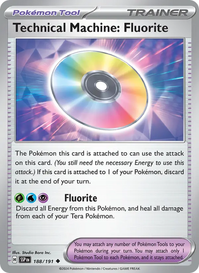 Technical Machine: Fluorite 188 Surging Sparks Pokesingles