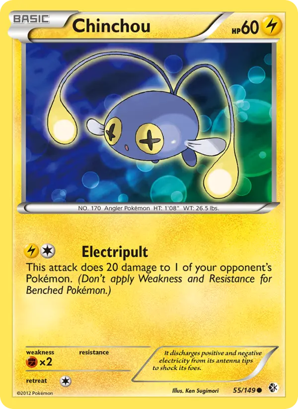 Chinchou 55 Boundaries Crossed Pokesingles