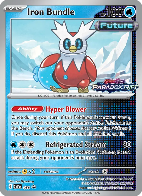 Iron Bundle 58 SVP Black Star Promos Pokesingles