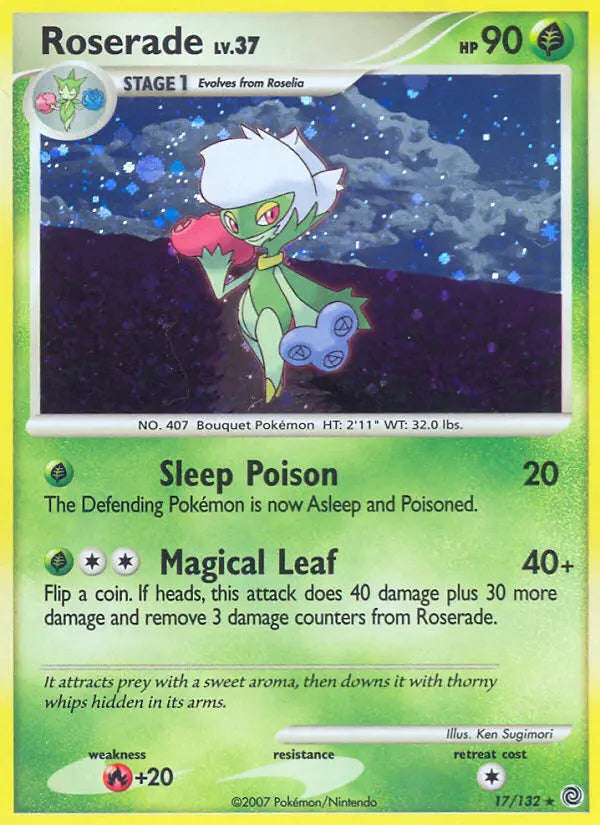 Roserade 17 Secret Wonders Pokesingles
