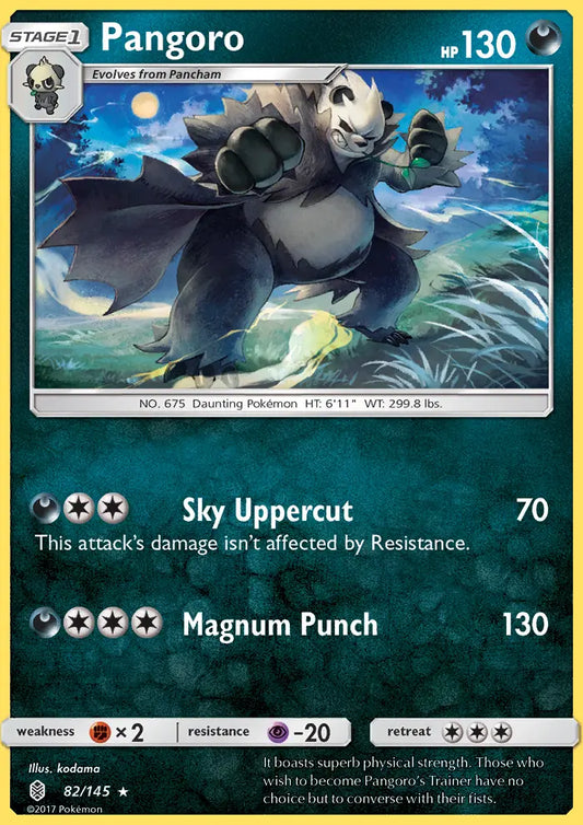 Pangoro 82 Guardians Rising Pokesingles