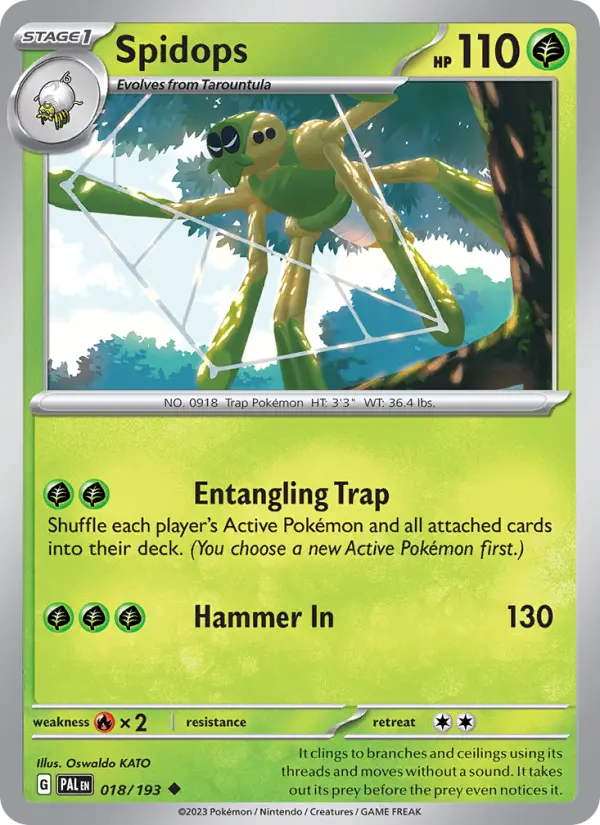 Spidops 18 Paldea Evolved Pokesingles