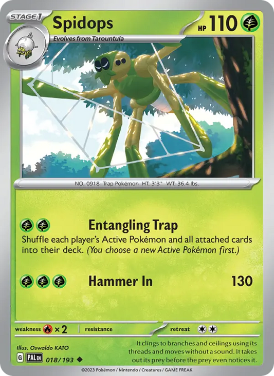 Spidops 18 Paldea Evolved Pokesingles