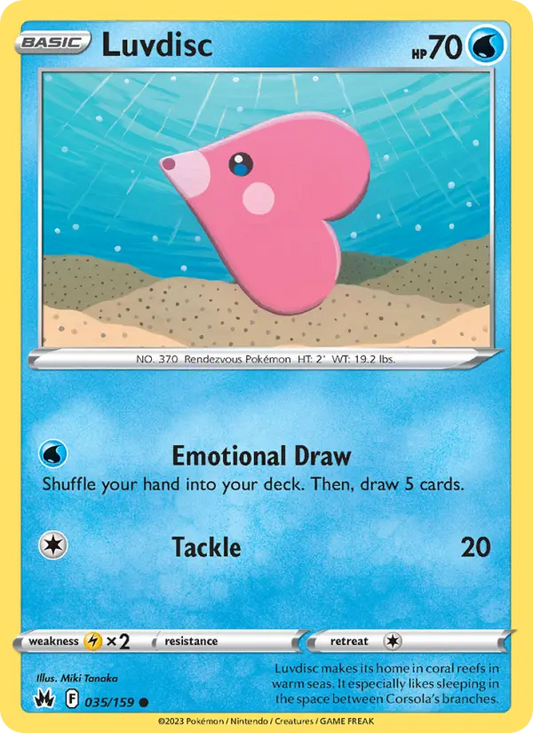 Luvdisc 35 Crown Zenith Pokesingles