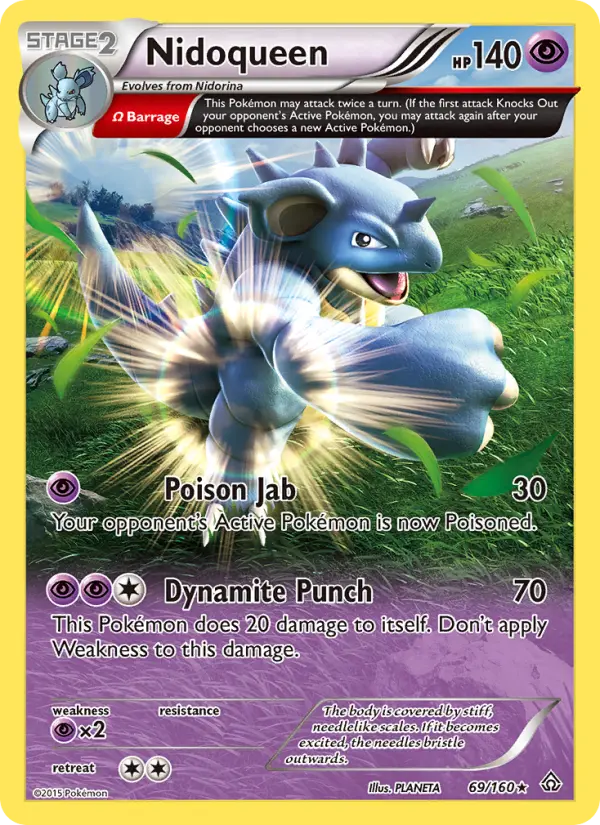 Nidoqueen 69 Primal Clash Pokesingles