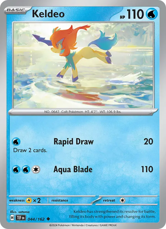 Keldeo 44 Temporal Forces Pokesingles
