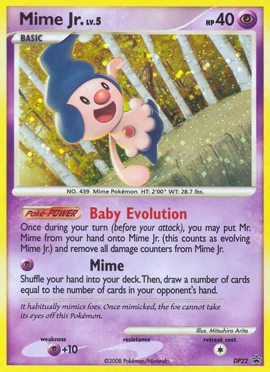Mime Jr. DP22 DP Black Star Promos Pokesingles