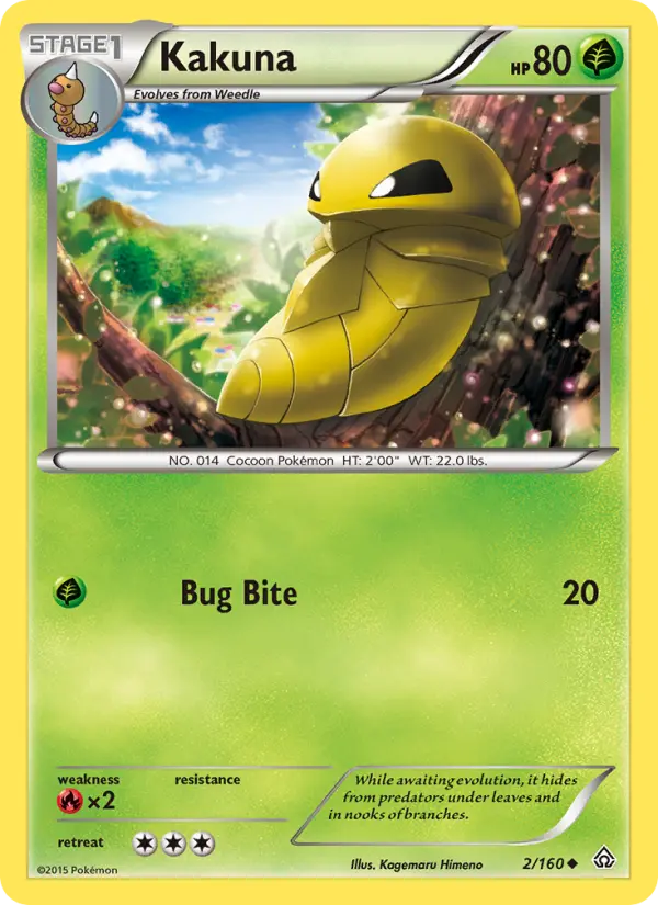Kakuna 2 Primal Clash Pokesingles
