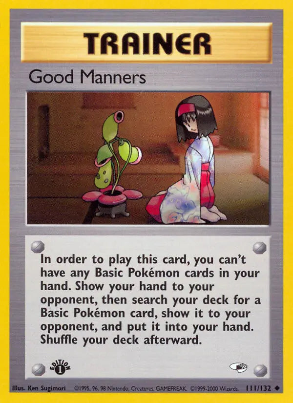 Good Manners 111 Gym Heroes Pokesingles