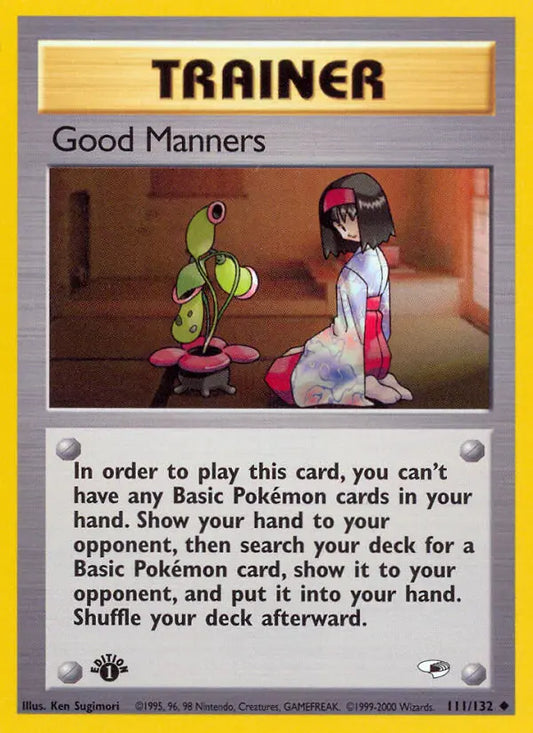 Good Manners 111 Gym Heroes Pokesingles