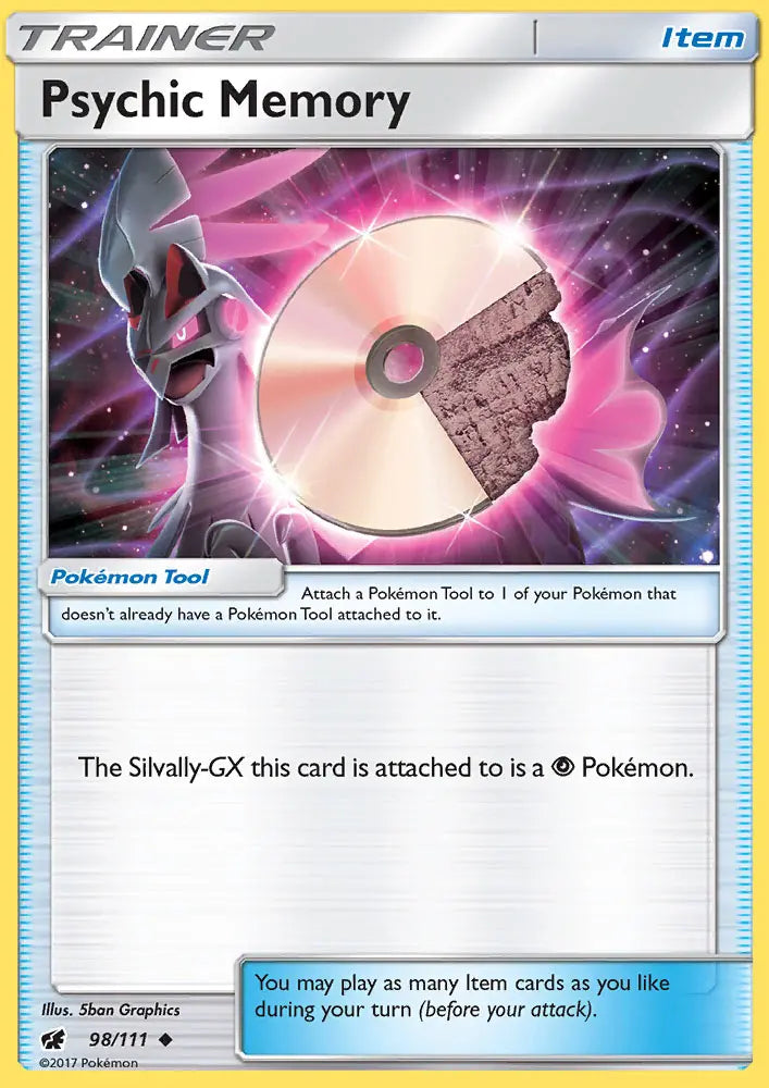Psychic Memory 98 Crimson Invasion Pokesingles