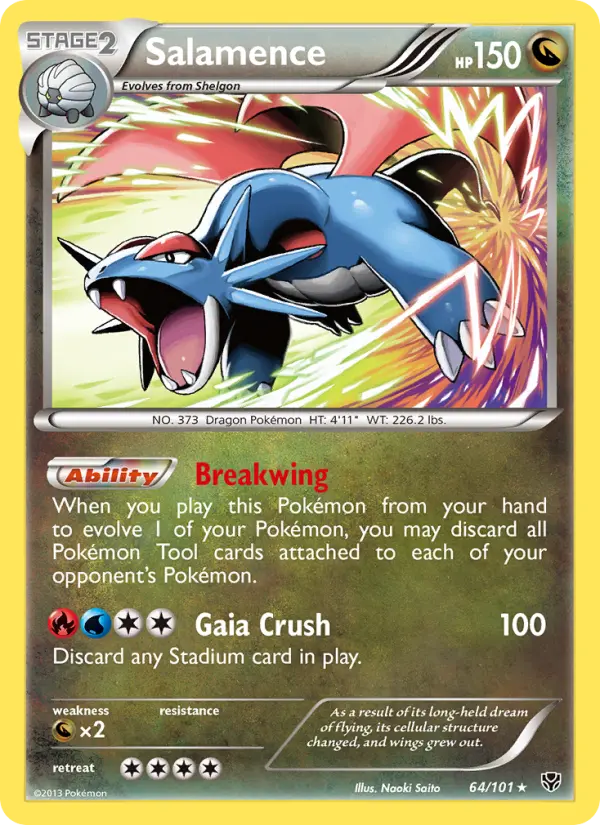 Salamence 64 Plasma Blast Pokesingles