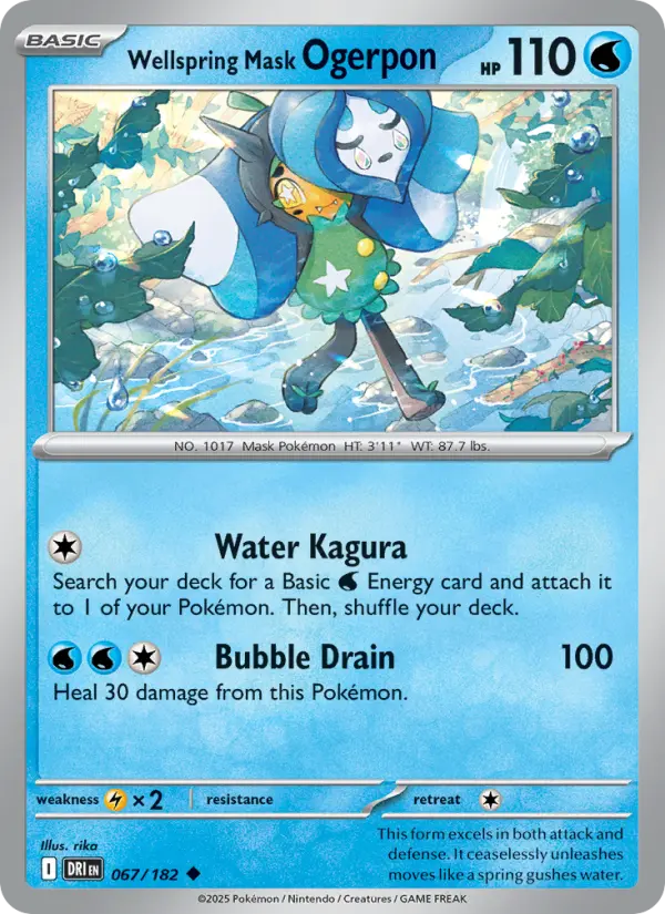 Wellspring Mask Ogerpon 67 Destined Rivals Pokesingles