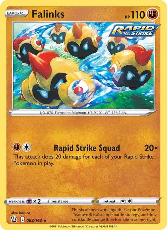 Falinks 83 Battle Styles Pokesingles